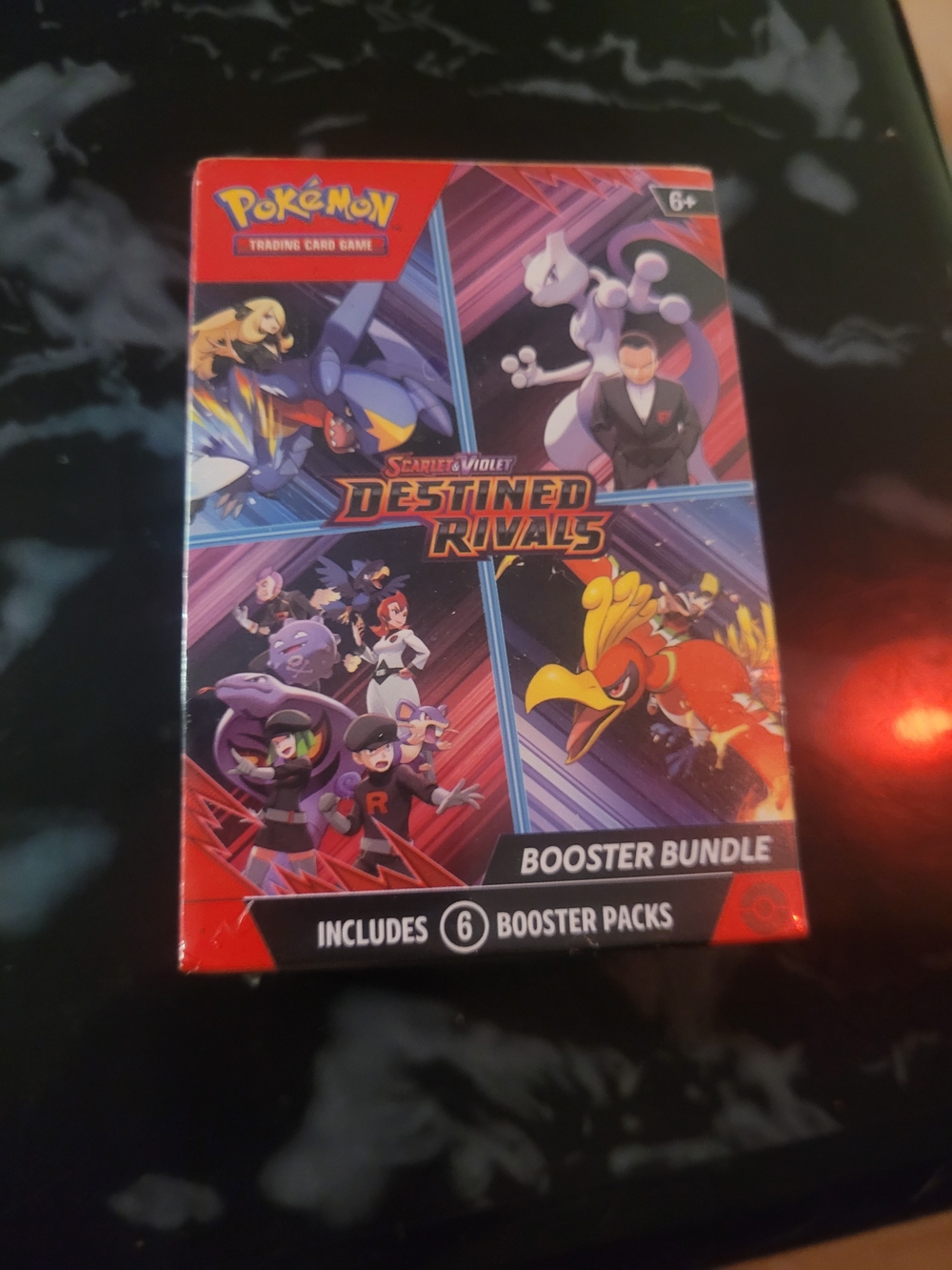 Pokemon Destined Rivals Booster Bundle - Red & Blue Artwork